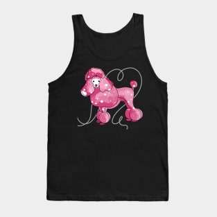 Pink Poodle - Hot Pink Tank Top